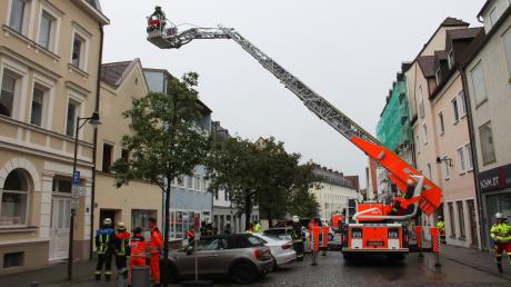 Die Feuerwehr Ingolstadt musste am Sonntag zu einem Brand in der Beckerstraße ausrücken.
