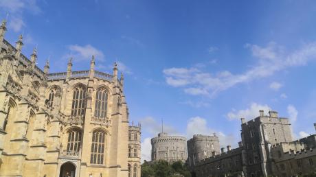 Windsor Castle: Die letzte Ruhestätte der Queen, die am 8. September 2022 gestorben war. 