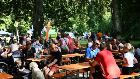 Weit mehr als 1000 Besucher fanden sich zum Kinder- und Familiennachmittag im Schwabmünchner Luitpoldpark ein
