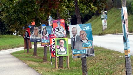 Immer häufiger werden Wahlplakate beschädigt oder gestohlen: Das stellen die Parteien im Augsburger Land fest. 