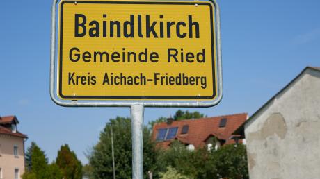 Ortsschild von Baindlkirch