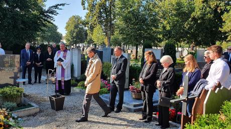 Familie und Freunde nahmen im Alten Friedhof Abschied von Norbert Hohenester. 