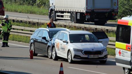 Auf der A7 bei Vöhringen kam es zu einem Unfall.