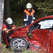 Mit diesem Auto verunglückte ein älteres Ehepaar auf der Kreuzung nahe Eisbrunn (Stadt Harburg).