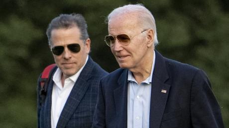 Unzertrennlich? US-Präsident Joe Biden mit seinem Sohn Hunter Biden.  