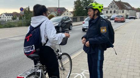 Im Mai liegst der Fokus der Polizei unter anderem auf dem Thema Radverkehr. In Wertingen startet dazu eine Aktion. 