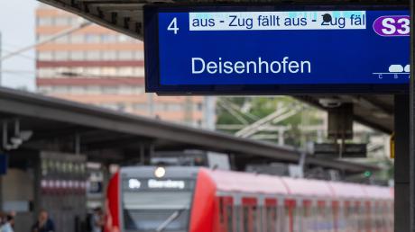 Auch der S-Bahnverkehr in München ist vom Bahnstreik betroffen.