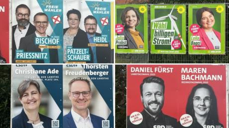 Die Stylistin Sonja Grau aus Senden hat sich die Wahlplakate im Stimmkreis Neu-Ulm vorgeknöpft.