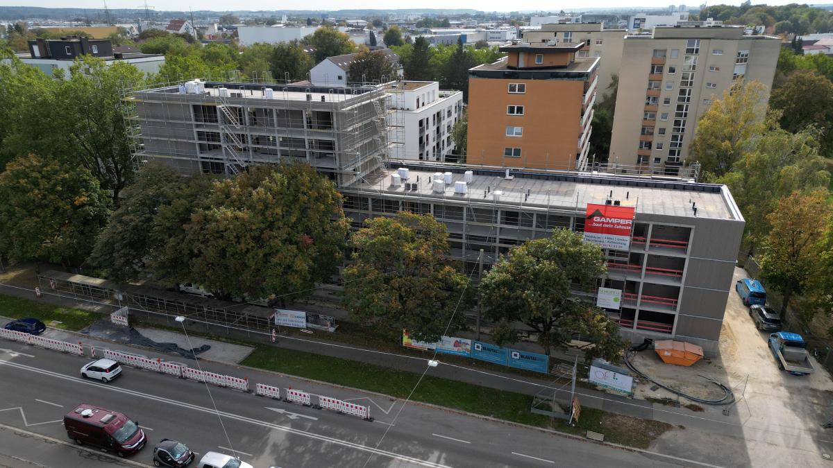 #28 neue Mietwohnungen in der Schillerstraße in Neu-Ulm sind nächstes Jahr bezugsfertig