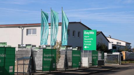 Der BayWa Baustoffhandel am Standort Oettingen ist bald Geschichte.