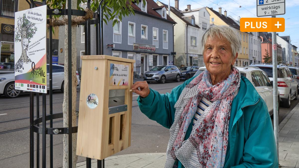 #Seniorin geht gegen die Kippenflut in der Wertachstraße vor