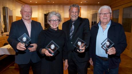 Diese Kauferinger wurden für ihr ehrenamtliches Engagement geehrt (von links): Peter Kawohl, Gabriele Triebel, Thomas Wiesmann und Werner Mitsching.