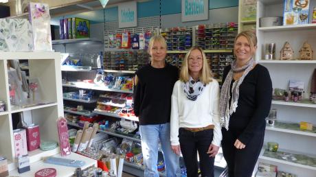 Ende Dezember schließen Christine Hager, Nadja Schey und Sonya Berger (von links nach rechts) für immer die Türen von Renates Truhe in Meitingen.