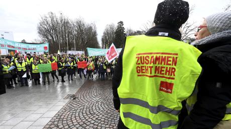 Der Streik am Uniklinikum Augsburg war nur einer von vielen Arbeitskämpfen im vergangenen Jahr.      