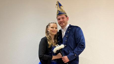 Jasmin I. und Simon I. bilden das Prinzenpaar des Unterelchinger Carnevalsvereins Storchaneascht.