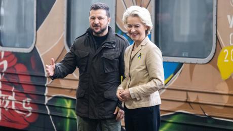 Die Ukraine von Volodymyr Selenskyj und Ursula von der Leyens EU sind sich ein wenig näher gekommen.