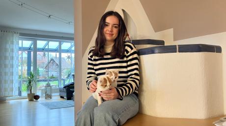 Zwei ausgehungerte Katzenbabys haben bei Pauline Alt aus Neukirchen und ihrer Familie ein neues Zuhause gefunden. 