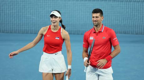 Auch seine Tennispartnerin Olga Danilovic verblüffte Novak Djokovic mit seinen Chinesisch-Kenntnissen. 