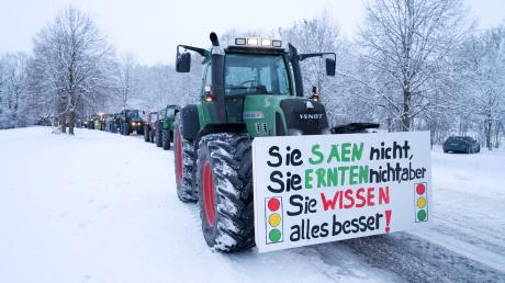In Weilheim findet am Mittwoch eine Kundgebung der Landwirte statt. 