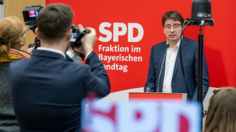 Florian von Brunn, SPD-Fraktionsvorsitzender im bayerischen Landtag und Vorsitzender der Bayern-SPD, im bayerischen Landtag.