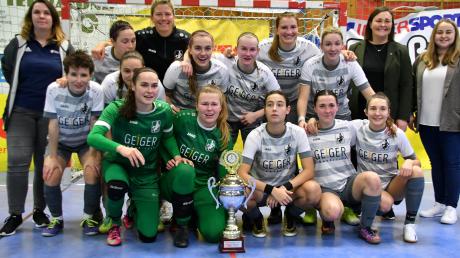 Die Frauen des TSV Schwaben Augsburg haben den schwäbischen Hallentitel verteidigt.