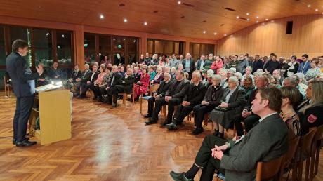 Mehr als 250 Menschen besuchten den Neujahrsempfang Meitingen.
