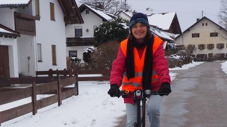Die Raistinger Gemeinde- und Kreisrätin Maiken Winter ist Mitglied der Letzten Generation und plant eine Blockade-Aktion mit Fahrrädern.