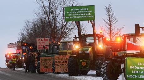 Tausende Bauern protestieren deutschlandweit.
