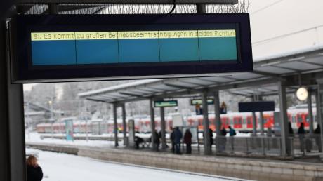 Blitzeis sorgt am Mittwoch für Einschränkungen bei der Deutschen Bahn
