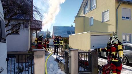 Innerhalb einer Stunde rückte die Feuerwehr Gersthofen am Samstag gleich zu drei Einsätzen aus.