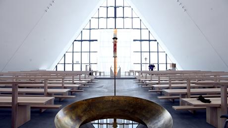Außergewöhnlich ist auch die neue Optik der Kirche St. Martin in Lagerlechfeld. 