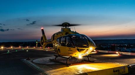 "Christoph 40" startet seit 2014 vom Dach des Universitätsklinikums aus. Seither ist die Crew mehr als 14.000 Einsätze geflogen.