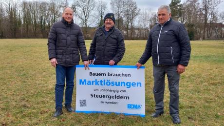 Fordern faire Verträge für die Milchbauern: (von links) Josef Bissinger, Hermann Kipfmüller und Wolfgang Schäble.