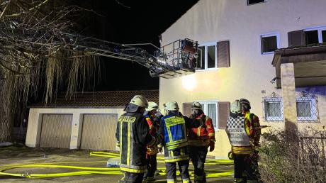 Warum in dem Haus in Burgheim ein Feuer ausgebrochen ist, muss erst noch untersucht werden. 