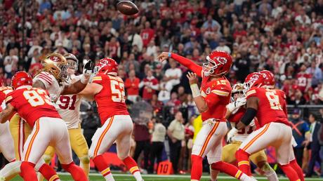 Kansas City Chiefs-Quarterback Patrick Mahomes warf den entscheidenden Touchdown im Super Bowl.