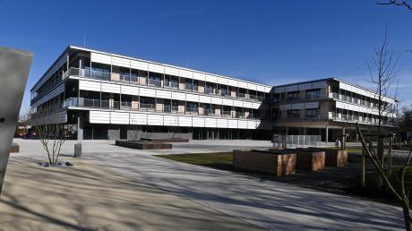 Das neue Paul Klee-Gymnasium in Gersthofen ist in wenigen Wochen bezugsfertig.