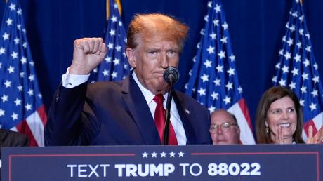 Donald Trump feierte auch in Nikki Haleys Stammland South Carolina einen souveränen Sieg bei den Vorwahlen.