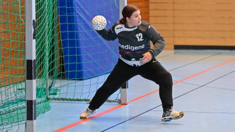 Jule Kunstmann zeigte im Tor der Landsberger Handballerinnen beim Heimsieg eine gute Leistung.