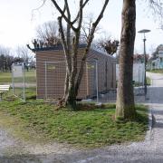 Der WC-Container im Uttinger Summerpark kann wegen der bislang noch fehlenden Baugenehmigung nicht genutzt werden.