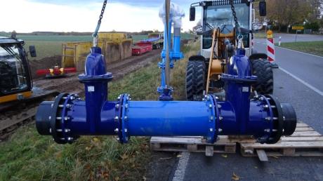 Zurzeit wird eine neue Wasserleitung von Ramsach nach Schwabhausen verlegt, um die Wasserversorgung langfristig besser zu sichern. 