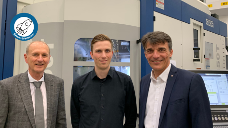 Drei Männer haben mit ihrem Team Tausende Arbeitsplätze in Mindelheim geschaffen: German Wankmiller (von links), Florian Grob und Christian Grob haben früh auf E-Mobilität gesetzt. 