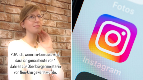 Neu-Ulms Oberbürgermeisterin Katrin Albsteiger ist auf Instagram sehr aktiv. Ihr letzter Post ist bei jungen Menschen völlig durch die Decke gegangen. 
