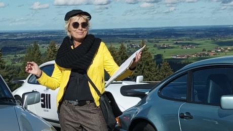 Ulissa bei einem Porsche-Treffen im vergangenen Jahr auf dem Hohen Peißenberg.