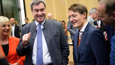 CSU-Chef Markus Söder will sowohl die Cannabis-Pläne als auch die Krankenhausfinanzierung von SPD-Gesundheitsminister Karl Lauterbach im Bundesrat stoppen.