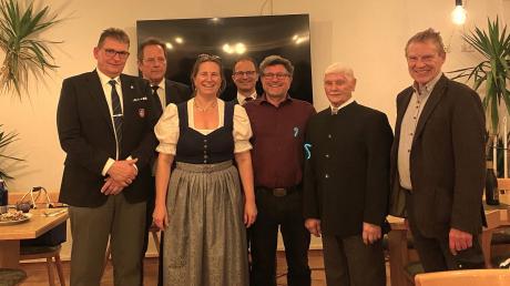Unser Bild zeigt von links: Frank Böhm, Reinhard Hohenester, Andrea Wessely, Thomas Forstner, Ingo Odinius, Kurt Ziese und Burkhard Steffens. 