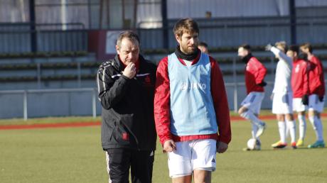 Kauferings Trainerduo Michael Grasse (links) und Sebastian Bonfert steht mit seinem Team vor richtungsweisenden Spielen. 