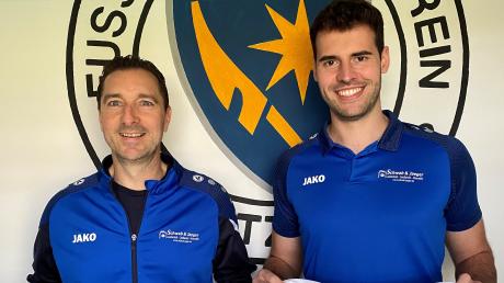 Trainer Markus Schwarzenberger (links) und Lukas Hertlein stehen vor neuen Aufgaben bei der SG Flotzheim-Fünfstetten.