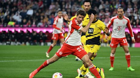 Thomas Müller und die Bayern verloren mit 0:2 gegen Borussia Dortmund.