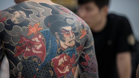 In Asien haben Tätowierungen lange Tradition. Auf der Tattoo Convention in Friedberg ist auch dieser Stil vertreten. 
