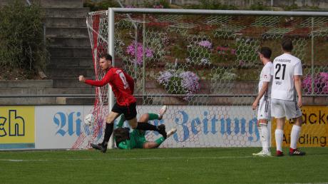 Moritz Wagner schoss das goldene Tor für den TSV Aindling.